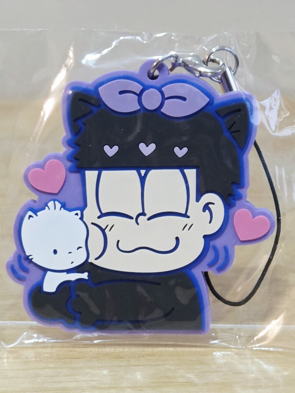 *4 for $20*  Mr. Osomatsu-san - Cat - Rubber Strap - Keyring Bag Charm